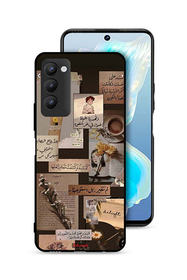 غطاء حماية لهاتف تكنو كامون 18 بنقشة اقتباسات عربية قديمة