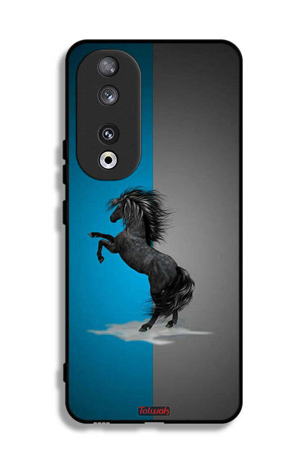 غطاء حماية لهاتف Honor 90 بتصميم حصان