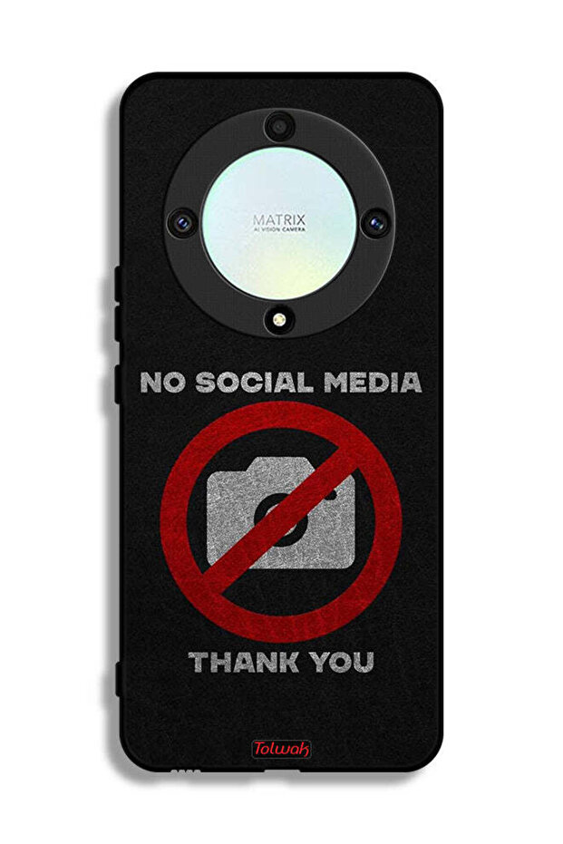 Honor X9a Protective Case Cover No Social Media Thank You