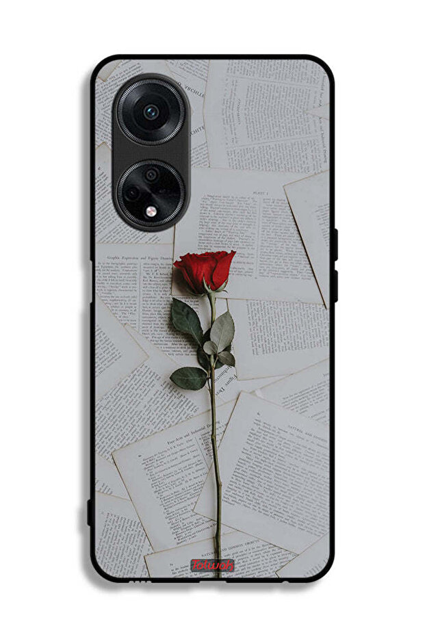 غطاء حماية لهاتف Oppo A1 5G وردي على ورق