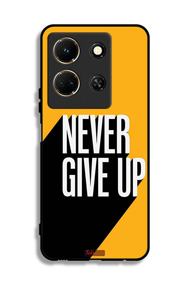 Infinix Note 30 Protective Case Cover Never Give Up