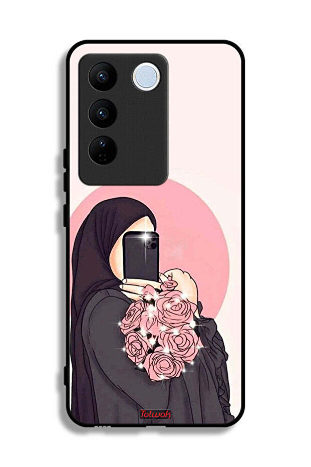 غطاء حماية لهاتف Vivo S16e - فن التقاط صور سيلفي مع الزهور