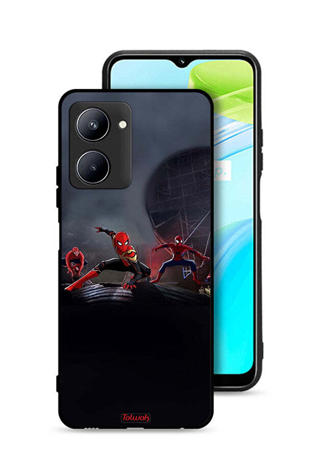 Realme C33 Protective Case Cover Three Spiders