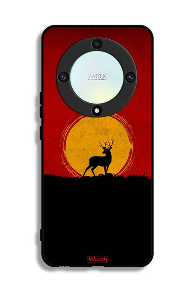 Honor X9a Protective Case Cover Deer And Moon Artwork