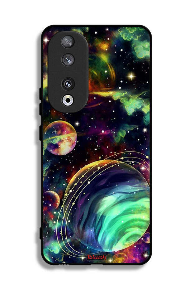 غطاء حماية لهاتف Honor 90 برسومات الكواكب