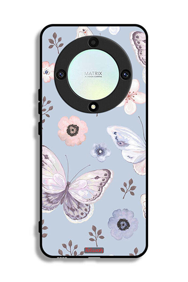 Honor X9a Protective Case Cover Butterflies And Flowers