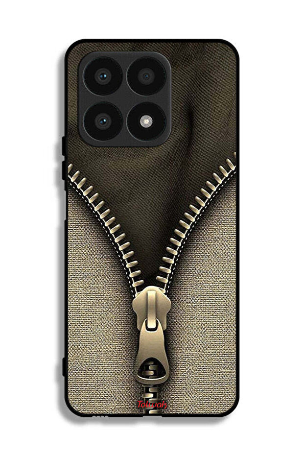 غطاء حماية بنمط سحاب لهاتف Honor X8a - 1