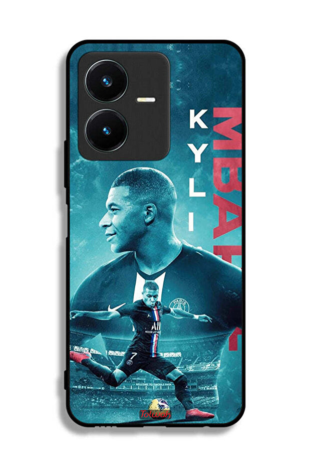 غطاء حماية Vivo Y22 مع ملصق Mbappé