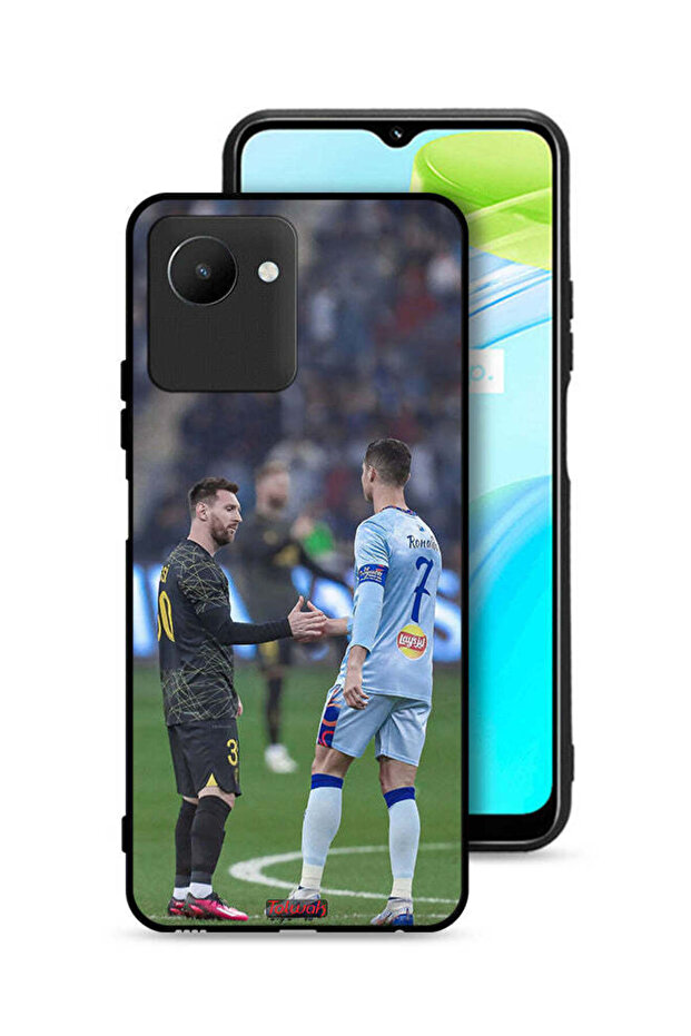 غطاء حماية Realme C30s لميسي ورونالدو