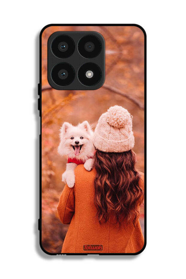 غطاء حماية لهاتف Honor X8a يحمل جروًا