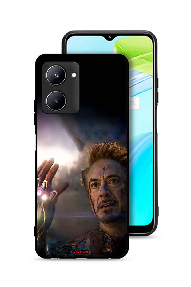 غطاء حماية لهاتف Realme C33 - أنا الرجل الحديدي