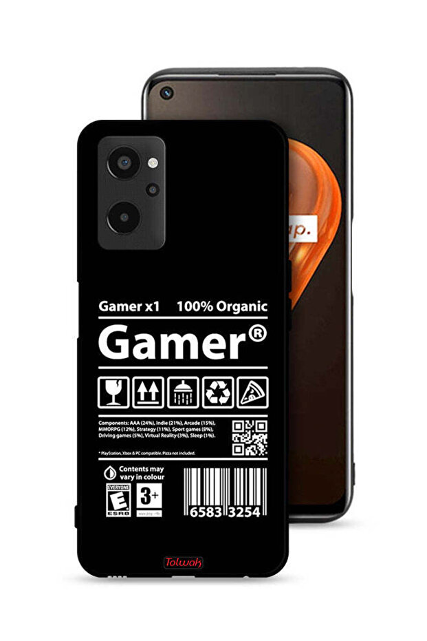 Realme 9i 4G Protective Case Cover Gamer Sticker