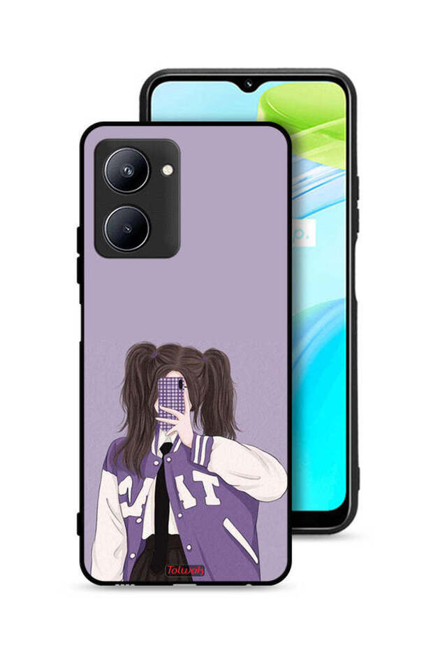 غطاء حماية لهاتف Realme C33 لالتقاط صورة سيلفي