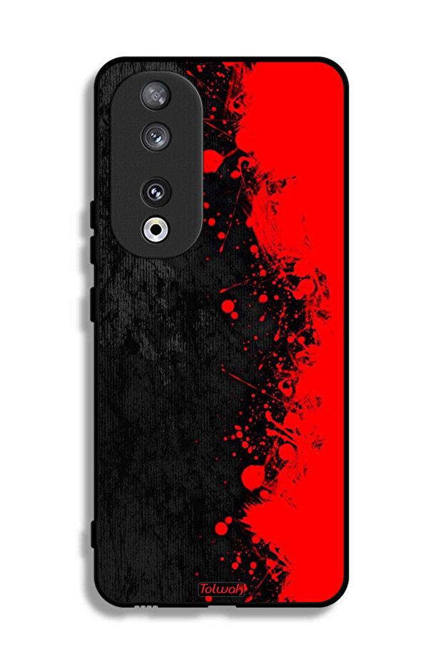 غطاء حماية لهاتف Honor 90 بنمط تجريدي