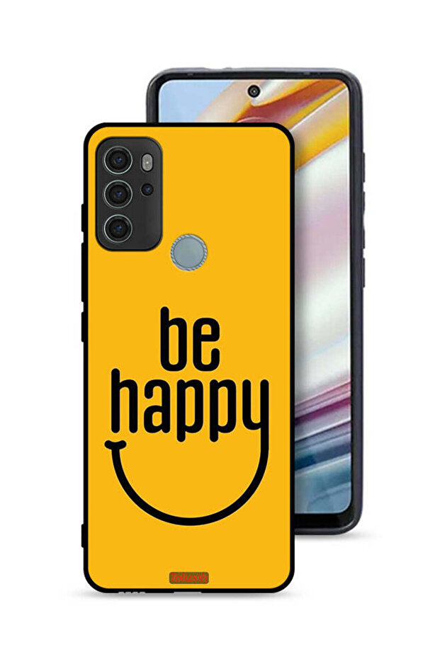 Motorola Moto G60S Protective Case Cover Be Happy