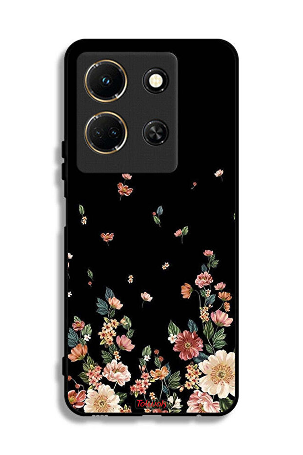 غطاء حماية لهاتف Infinix Note 30 مع زهور صغيرة في الأسفل