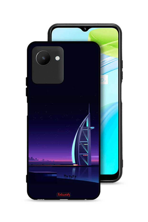 غطاء حماية لهاتف Realme C30s - فن برج العرب الرقمي
