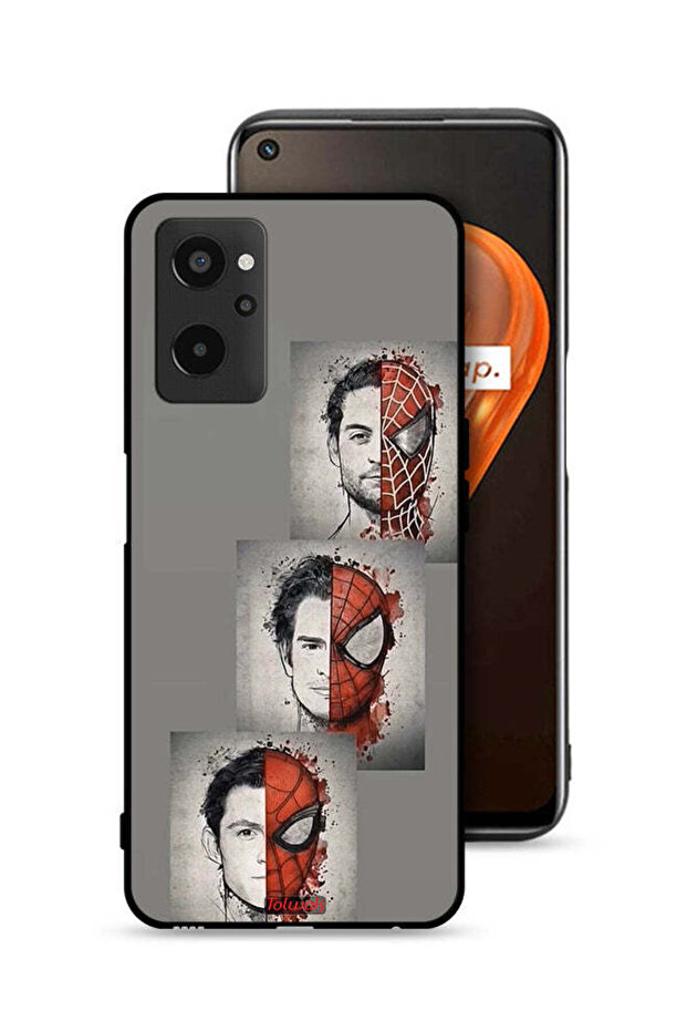 غطاء حماية لهاتف Realme 9i 4G برسومات سبايدر مان