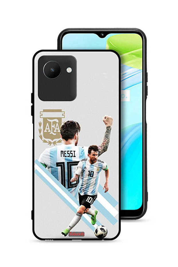 غطاء حماية لهاتف Realme C30s برسومات ليو ميسي