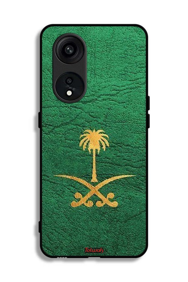 Oppo Reno 8T 5G Protective Case Cover Kingdom Of Saudi Arabia Sign On Leather
