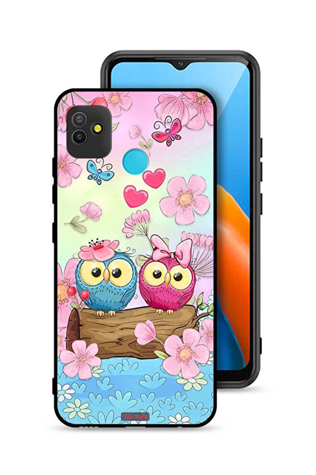 Tecno Pop 5 Protective Case Cover Cute Owls Art
