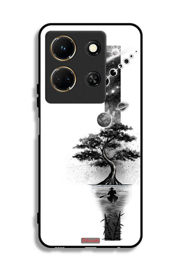 غطاء حماية لهاتف Infinix Note 30 بتصميم فن الأرض والفضاء