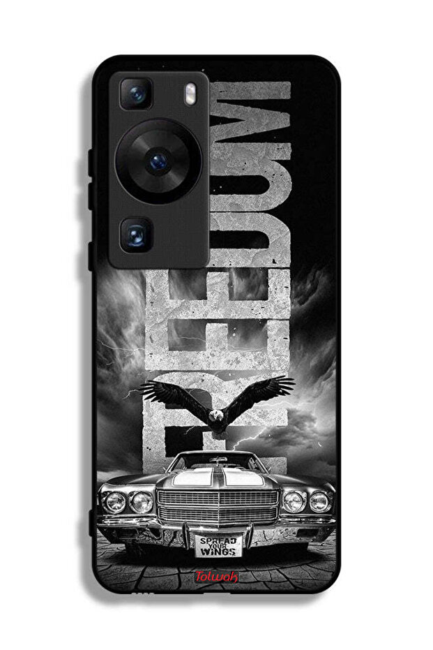 Huawei P60 Pro Protective Case Cover Freedom Art
