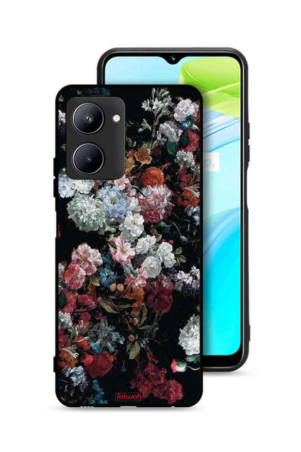 Realme C33 Protective Case Cover Vintage Roses