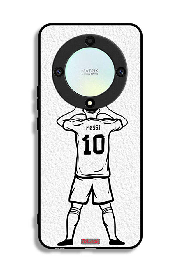 Honor X9a Protective Case Cover Messi Sketch