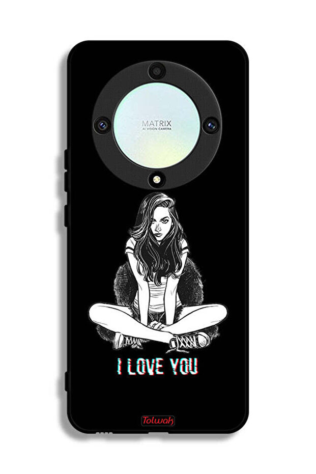 Honor X9a Protective Case Cover I Love You Art