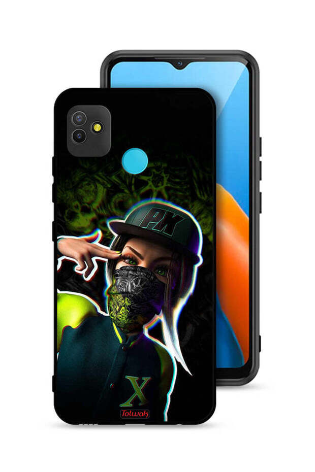 Tecno Pop 5 Protective Case Cover Girls Aesthetic Art