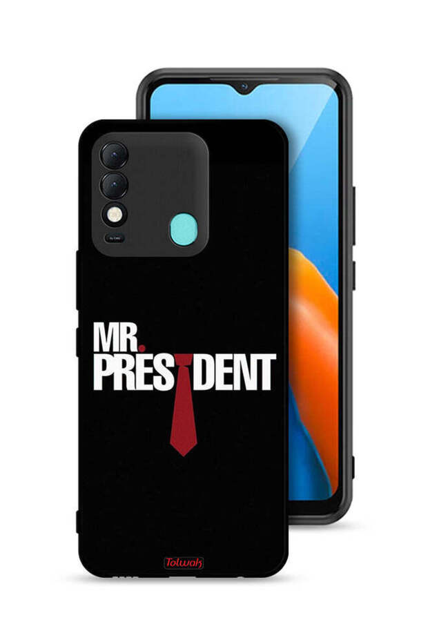 غطاء حماية لهاتف Tecno Spark 8 Mr President