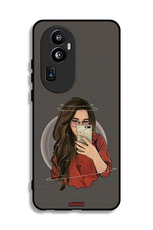 غطاء حماية لهاتف Oppo Reno10 Pro Plus لالتقاط صور سيلفي