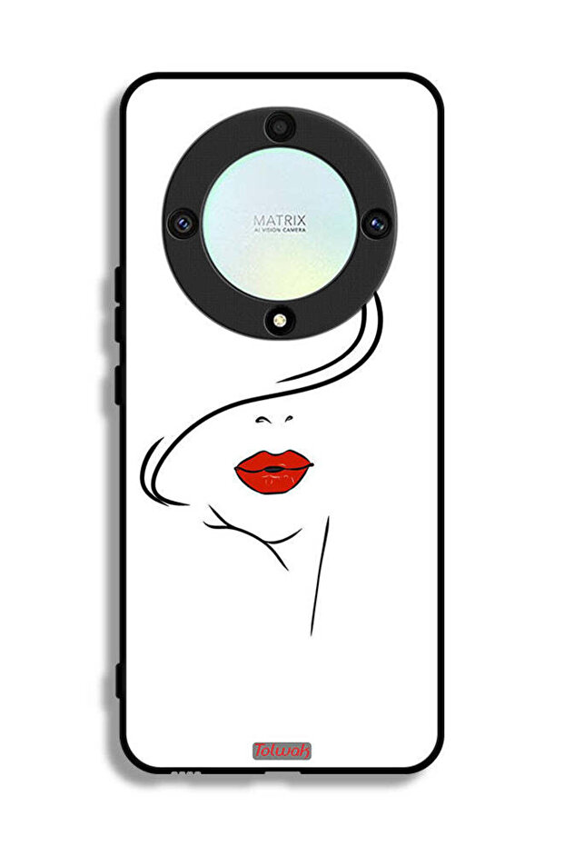 Honor X9a Protective Case Cover Girl Face Art