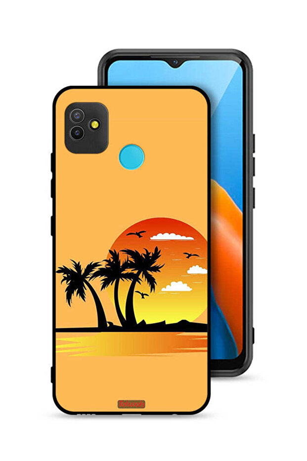 Tecno Pop 5 Protective Case Cover Drawing Abstract Design