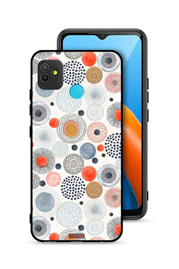 Tecno Pop 5 Protective Case Cover Cotton Flowers Pattern