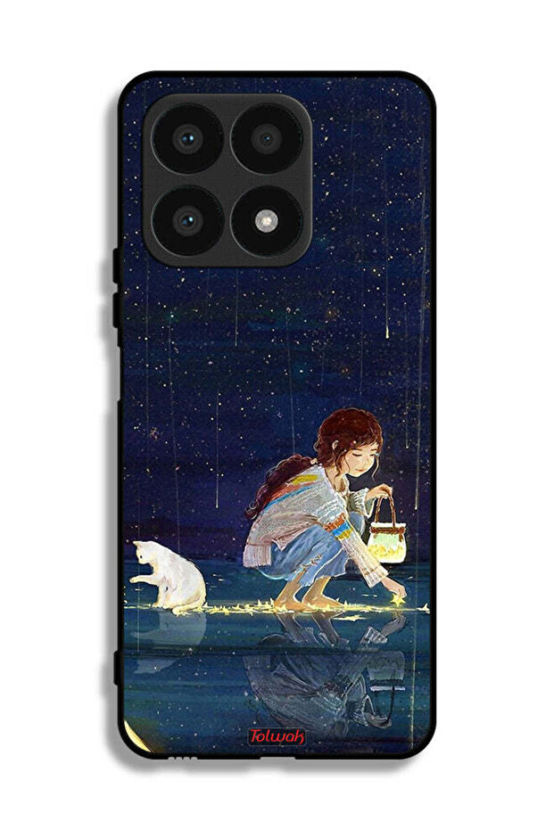 غطاء حماية لهاتف Honor X8a برسومات نجوم فنية