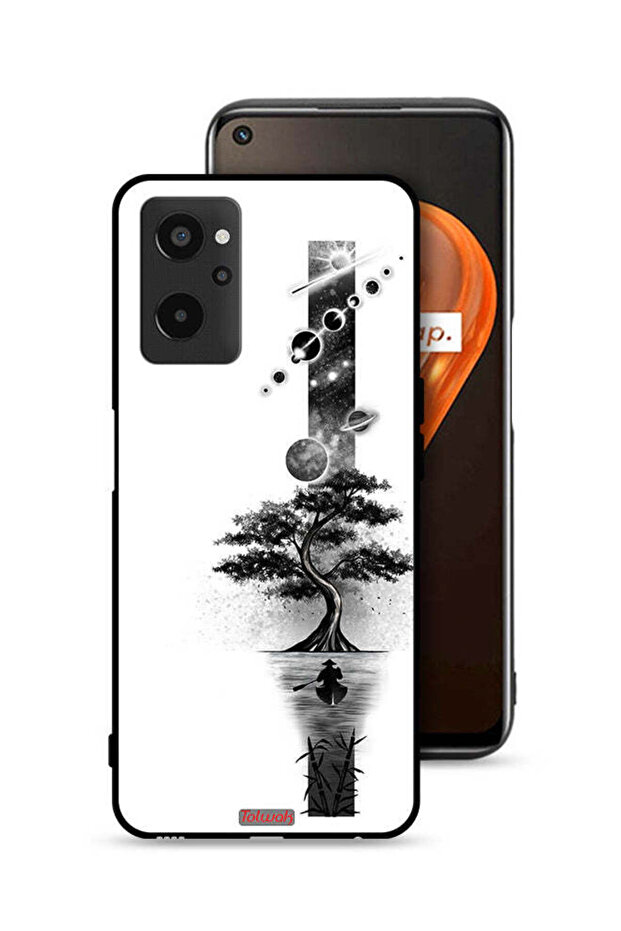 غطاء حماية لهاتف Realme 9i 4G برسومات الأرض والفضاء