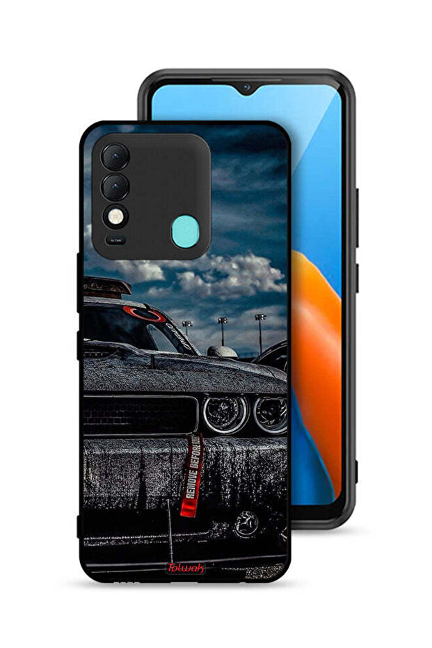 غطاء حماية لهاتف Tecno Spark 8 - قم بإزالته قبل القيادة