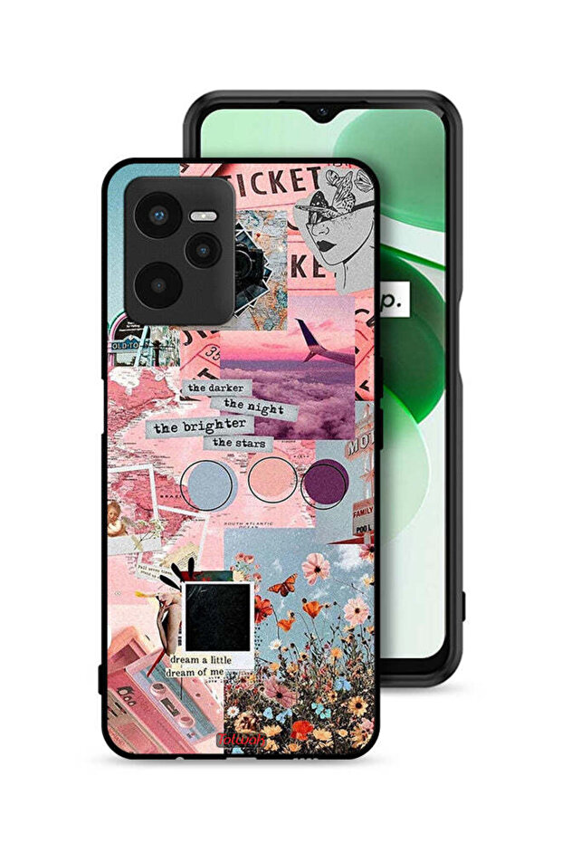 Realme C35 Protective Case Cover The Darker The Night The Brighter The Stars
