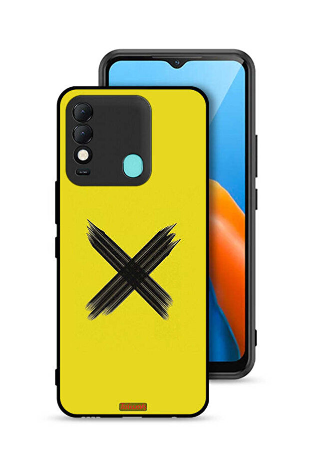 غطاء حماية لهاتف تكنو سبارك 8 بنمط X - 1