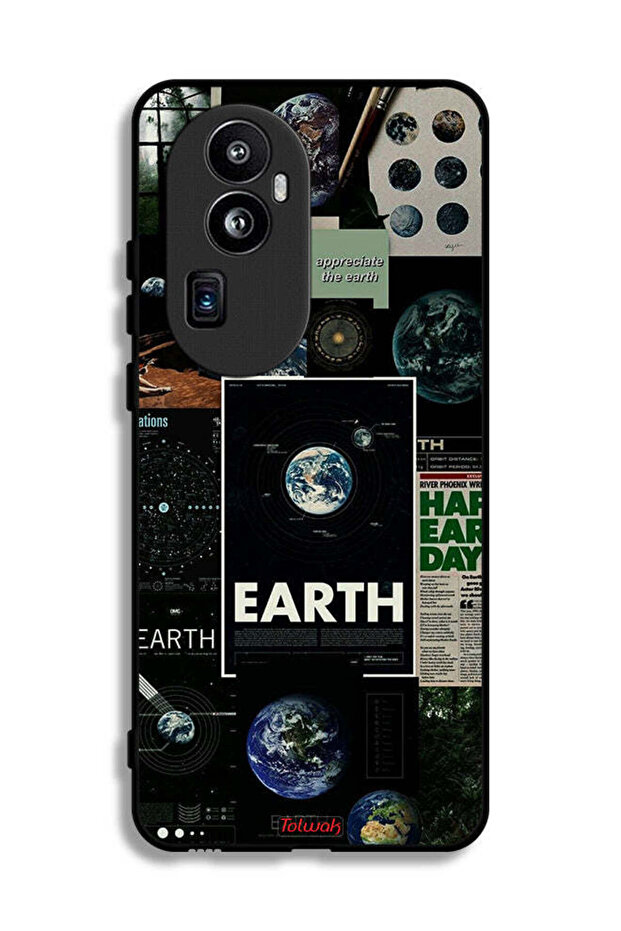 غطاء حماية لهاتف Oppo Reno10 Pro Plus - Earth