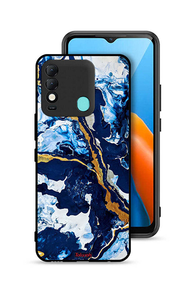 Tecno Spark 8 Protective Case Cover Glitch Texture Art