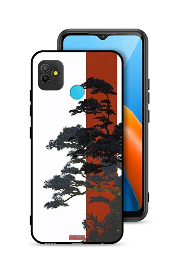 Tecno Pop 5 Protective Case Cover Tree Artwork