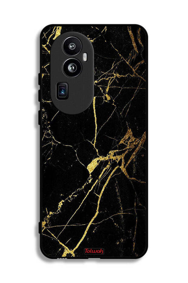 غطاء حماية لهاتف Oppo Reno10 Pro Plus - رخامي متصدع