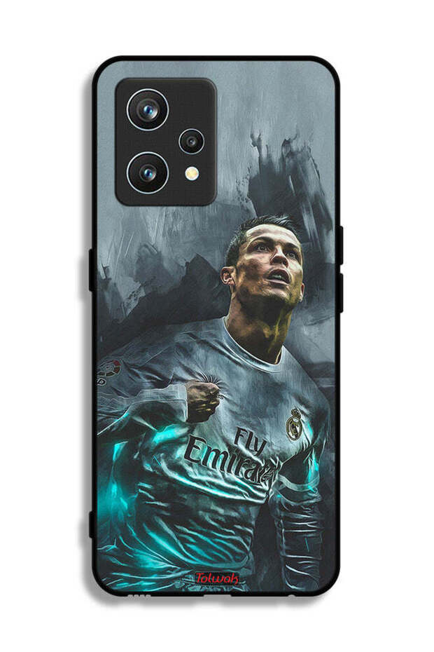 غطاء حماية لهاتف Realme 9 Pro Plus برسومات كريستيانو رونالدو