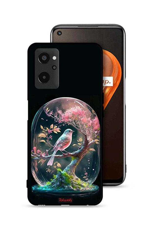 Realme 9i 4G Protective Case Cover Bird In Jarr