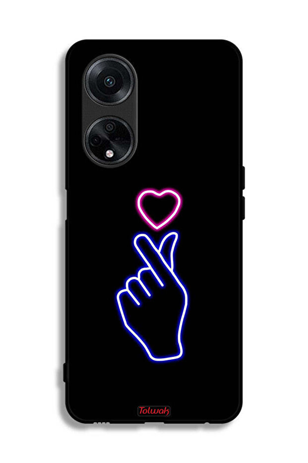 Oppo A1 5G Protective Case Cover Snap Heart Art
