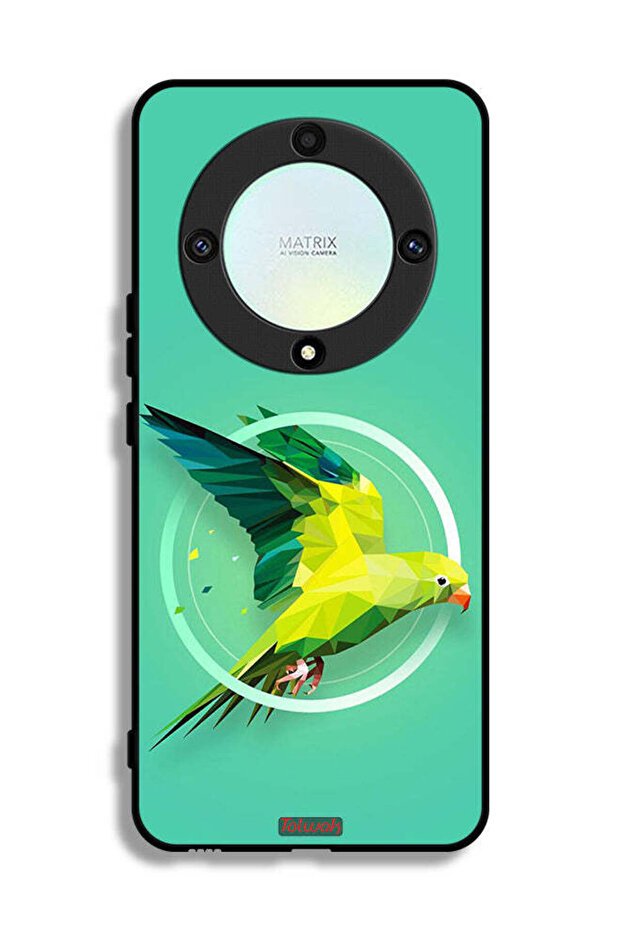 Honor X9a Protective Case Cover Parrot Abstract Art