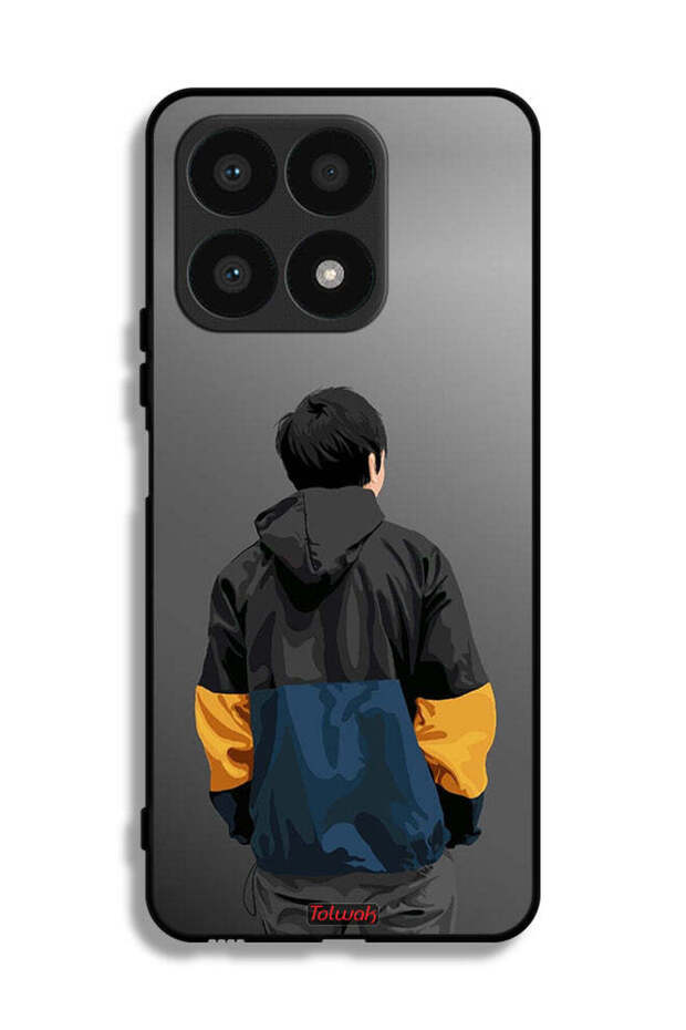 غطاء حماية لهاتف Honor X8a بتصميم صورة صبي